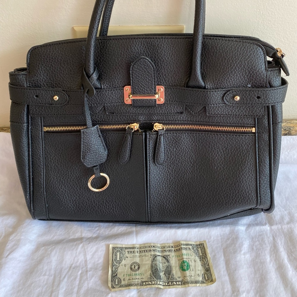 JustFab Hand Bag Black NWOT